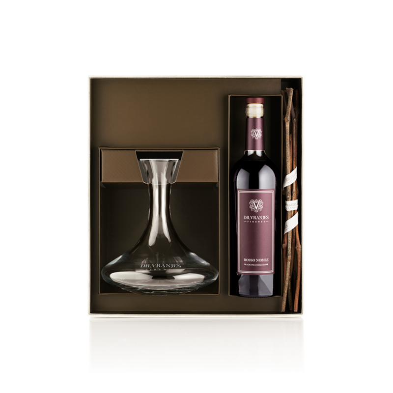 Decanter Rosso Nobile e Bottiglia Bordolese